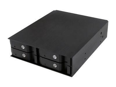 RaidSonic ICY-Box Backplane IcyBox 4x2,5 Zoll SATA/SAS HDD/SSD -> 5,25 Zoll Schacht sw retail