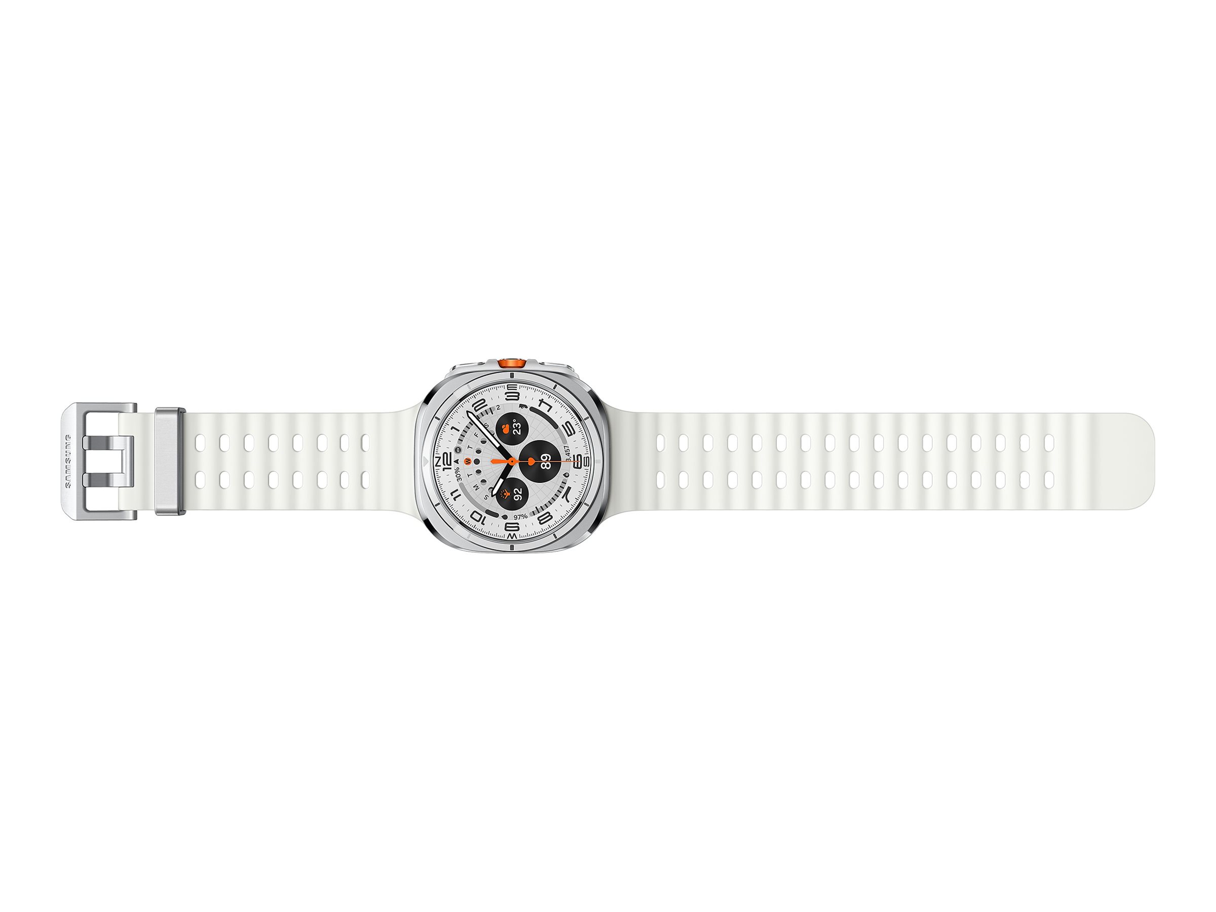 Samsung Galaxy Watch Ultra - 47 mm - Titanweiß - intelligente Uhr mit Marineband - weiß - S/M/L - Anzeige 3.73 cm (1.5), Ansicht 3