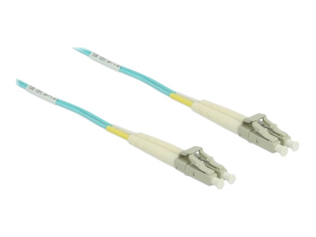 Delock Kabel Lichtwellenleiter LC zu LC Multimode OM3 1 m