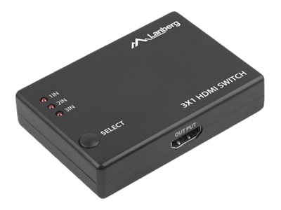 Lanberg SWV-HDMI-0003 - HDMI - 2.0b - Schwarz - Acrylnitril-Butadien-Styrol (ABS) - 60 Hz - 3 m, Ansicht 2