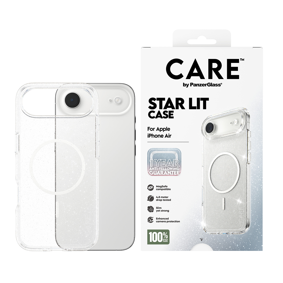 PanzerGlass CARE by Flagship Case Urban Combat Star Lit w. White MagSafe iPhone 17 - Apple - iPhone Air, Ansicht 2