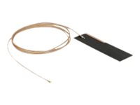 Delock LPWAN Antenna MHF I plug 1 - 2 dBi RG-178 1 m PCB internal self adhesive