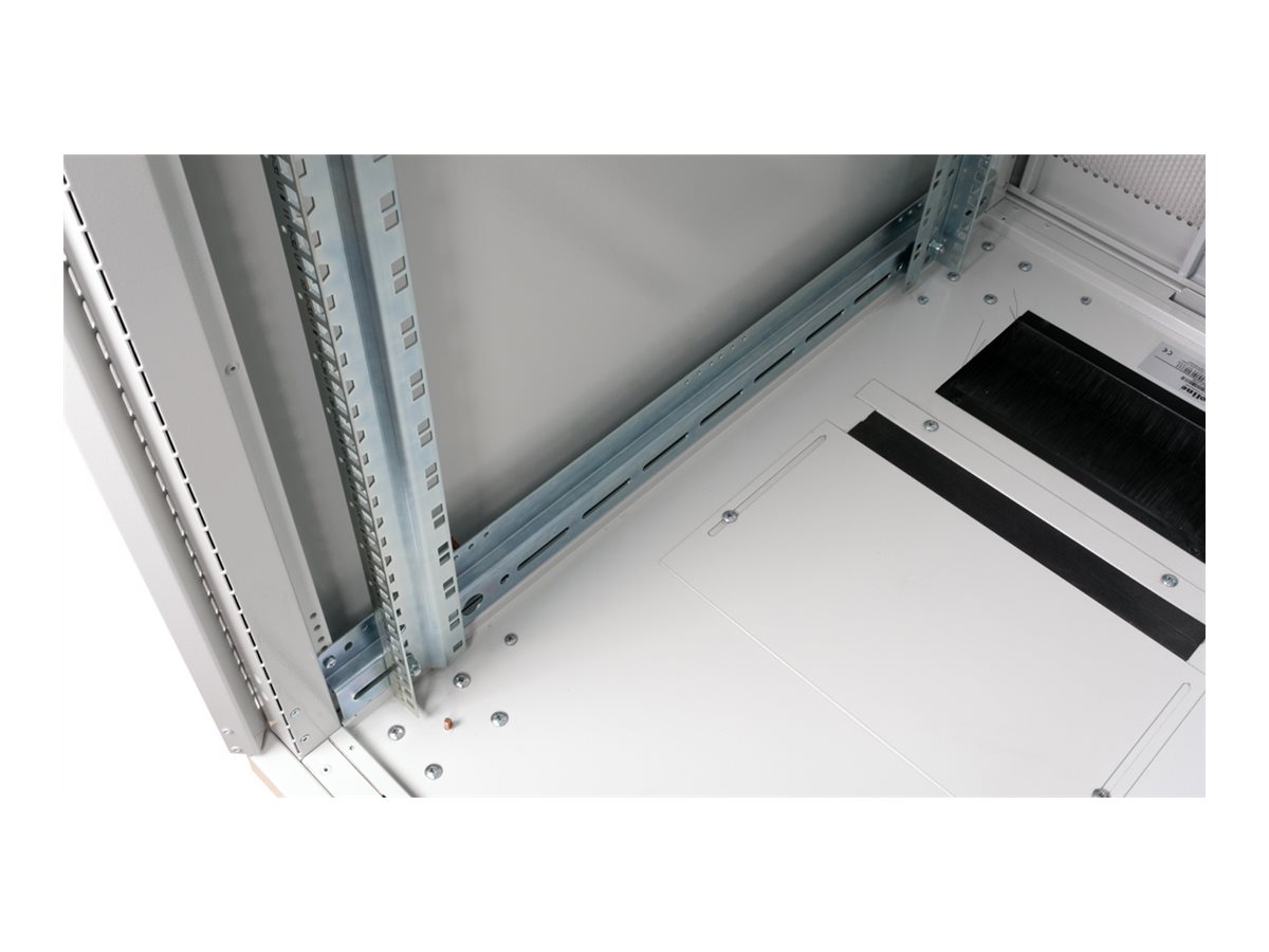 ROLINE 19 Zoll Serverschrank Pro 42 HE 600x1000 BxT grau Plexiglas, Ansicht 4