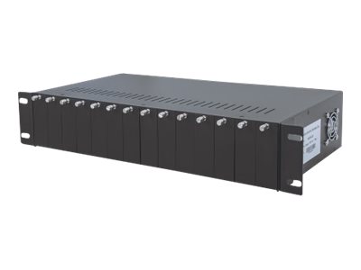Intellinet 14-Slot Media Converter Chassis, Includes