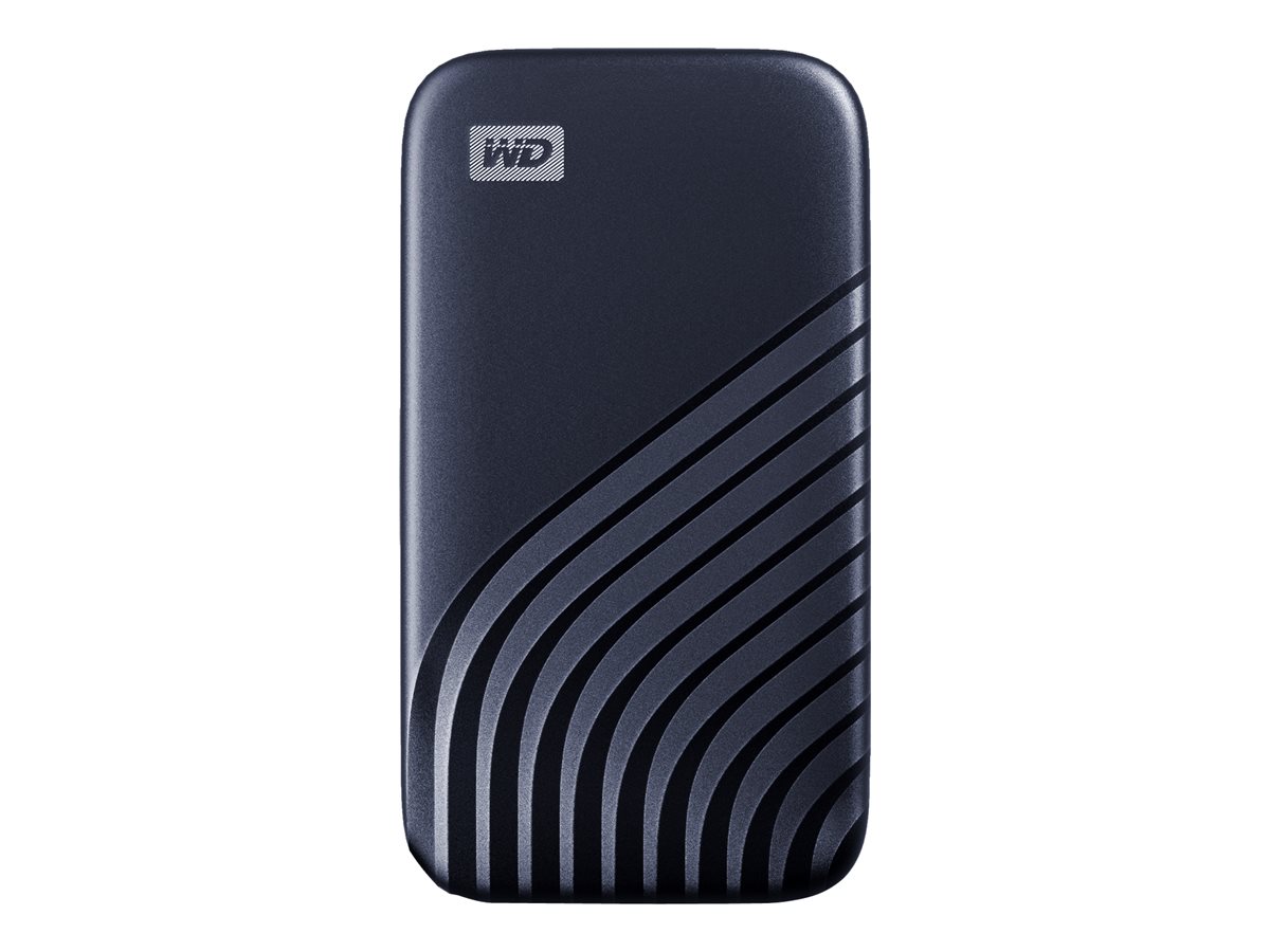 WD My Passport SSD WDBAGF0010BBL - SSD - verschlüsselt - 1 TB - extern (tragbar), Ansicht 4