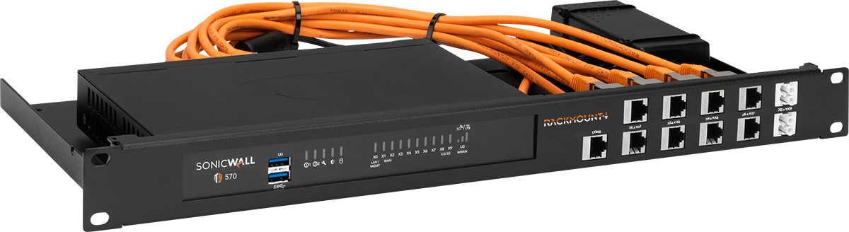 Rackmount.IT .IT Rackmount SonicWall TZ570W Shielded, Ansicht 4