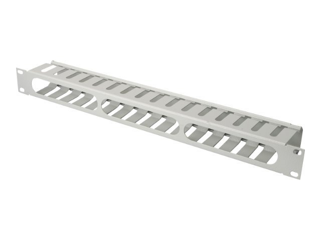 DIGITUS Kabelführungspanel mit abnehmbarer Blende für 483 mm (19)-Schränke 1HE