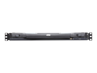 ATEN Slideaway CL5716iM - KVM-Konsole mit KVM-Switch - 16 Anschlüsse - PS2 USB - Deutsch - 43.2 cm (17)
