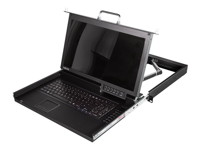 LogiLink LC0005GE - KVM-Konsole - USB - QWERTZ - 43.2 cm (17")