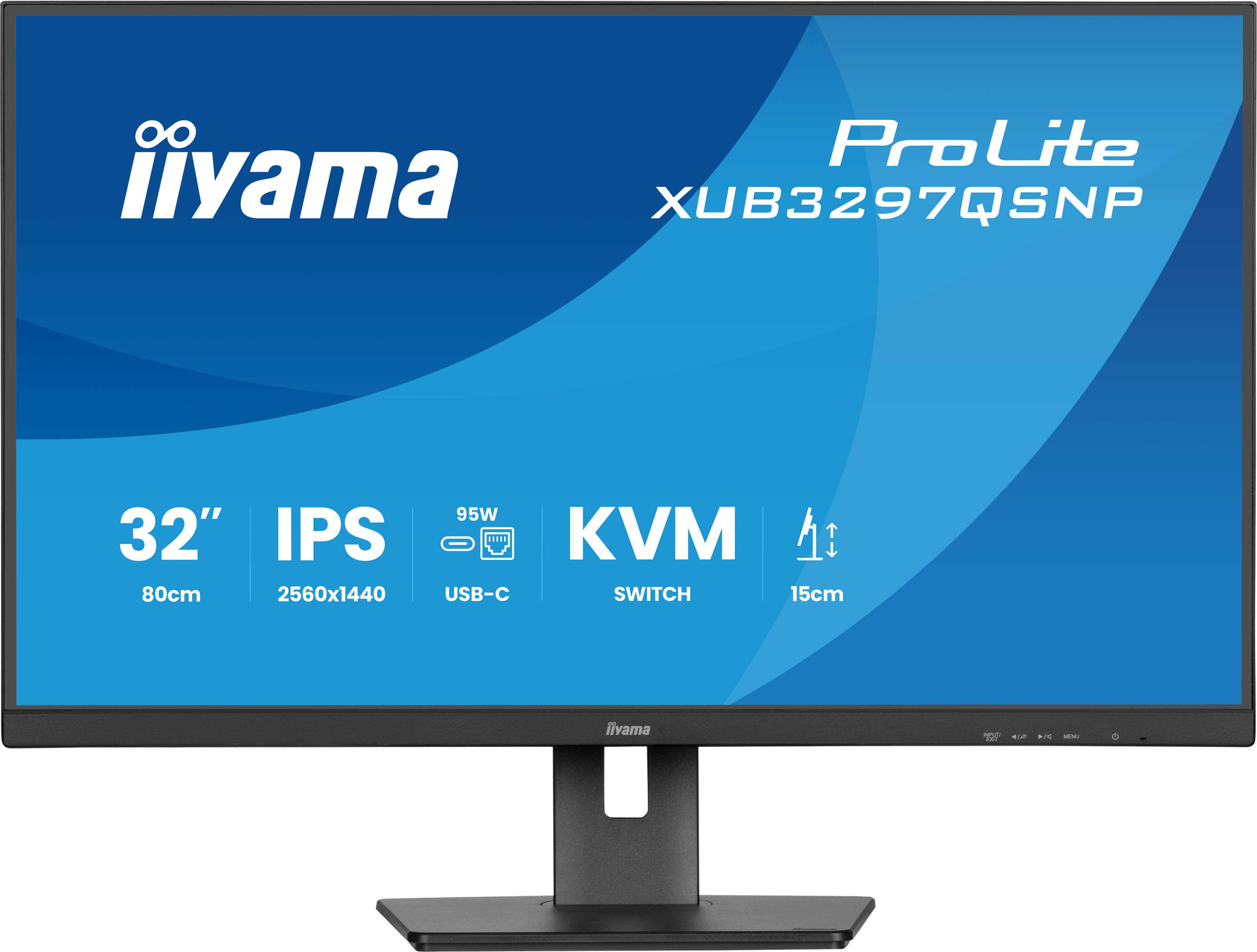 Iiyama ProLite XUB3297QSNP-B1 - LED-Monitor - 81.3 cm (32), Ansicht 2