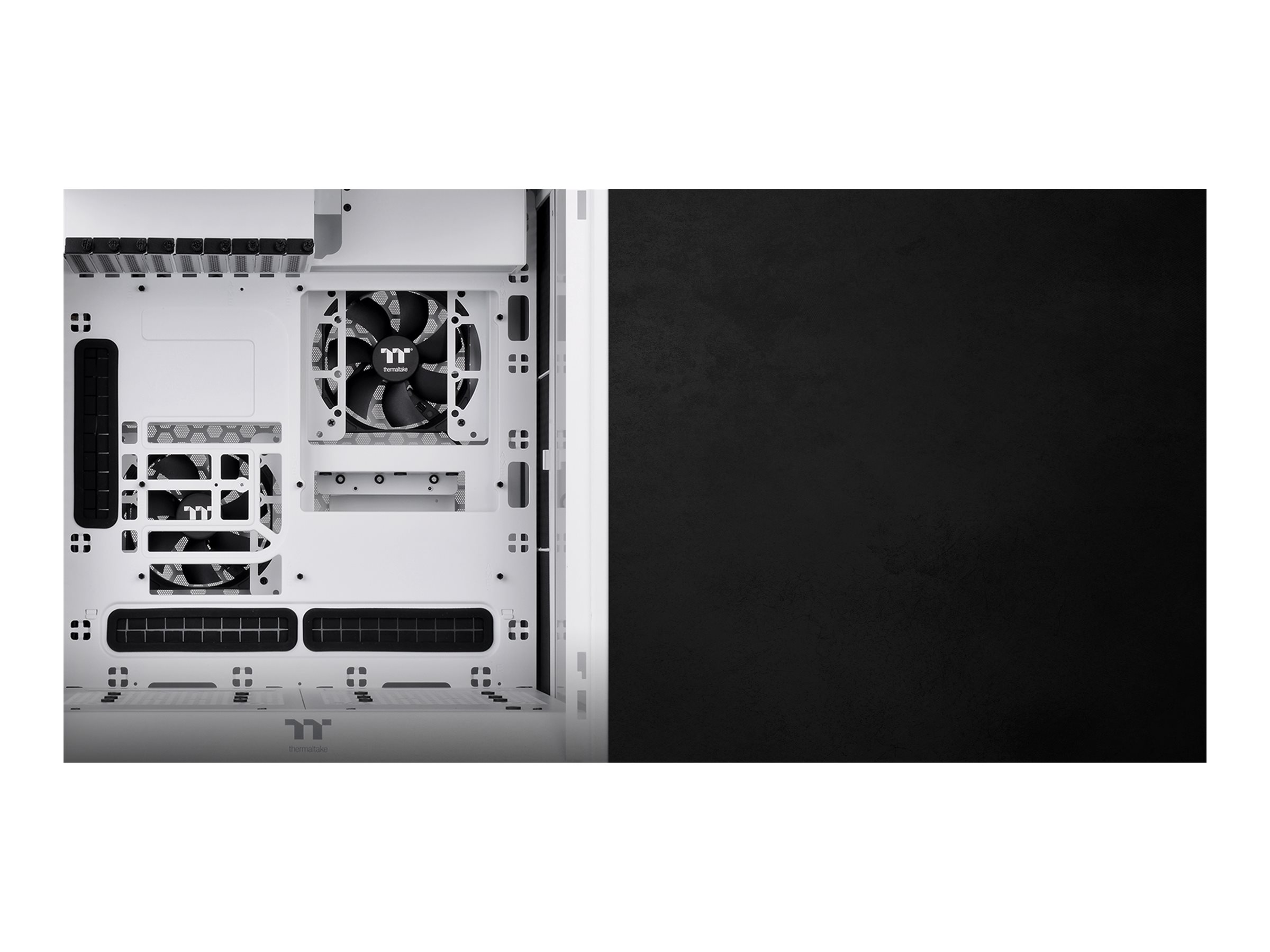 Thermaltake The Tower 500 Snow - Mid tower - E-ATX - Seitenteil mit Fenster (gehärtetes Glas), Ansicht 3