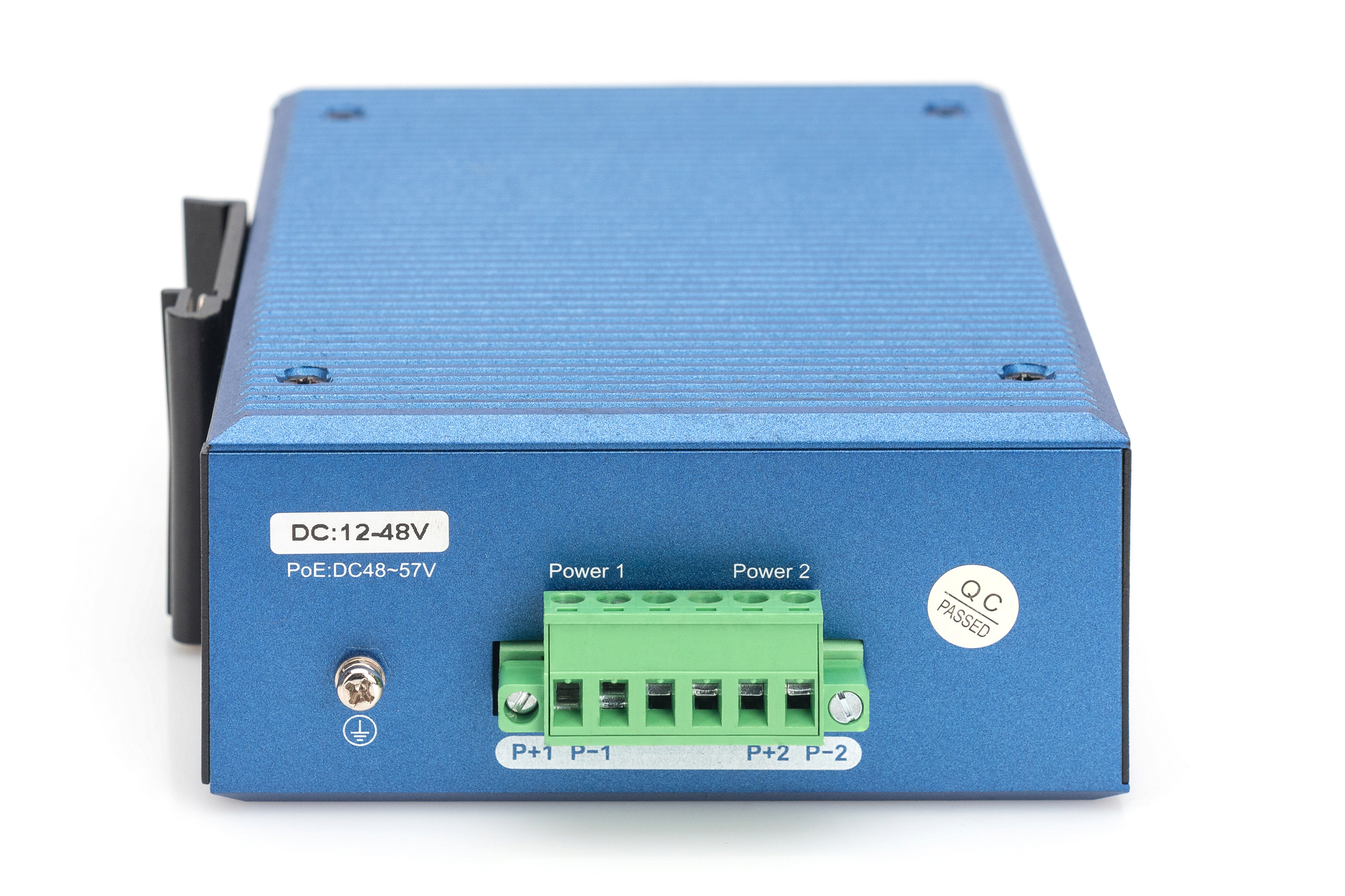 DIGITUS Industrial 8+2 -Port Fast Ethernet PoE Switch, Ansicht 3