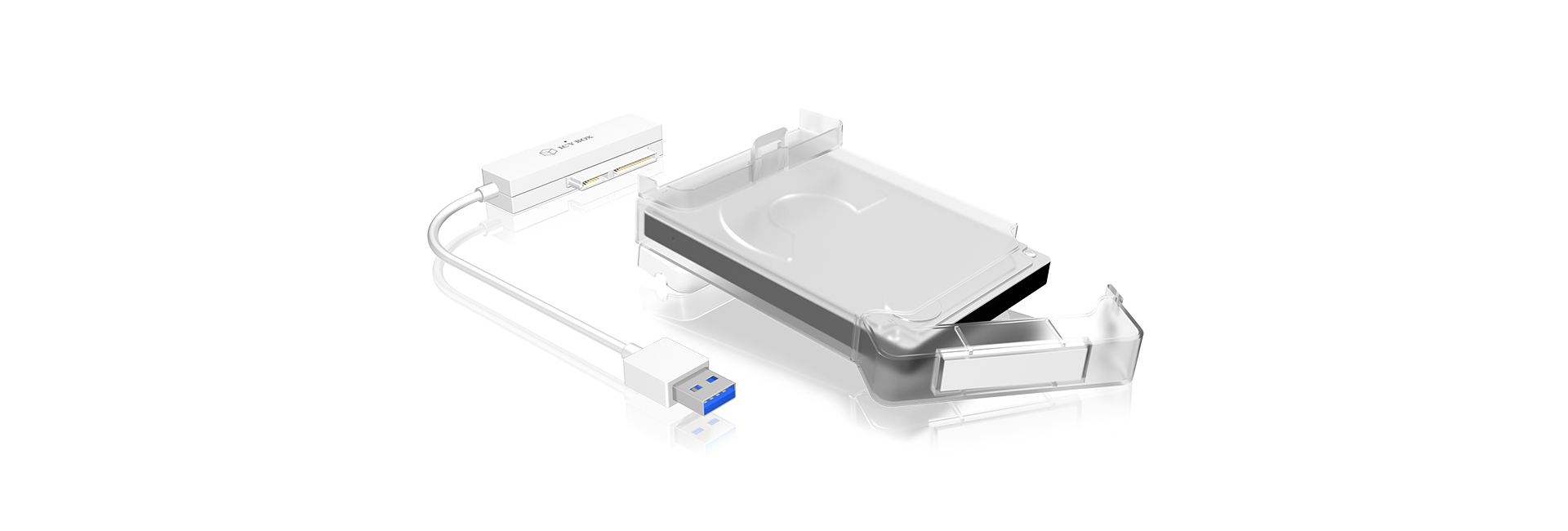 ICY BOX ICY BOX IB-AC703-U3 - Speichergehäuse mit Datenanzeige, Netzanzeige, EasySwap Mechanism - 2.5 (6.4 cm), Ansicht 3