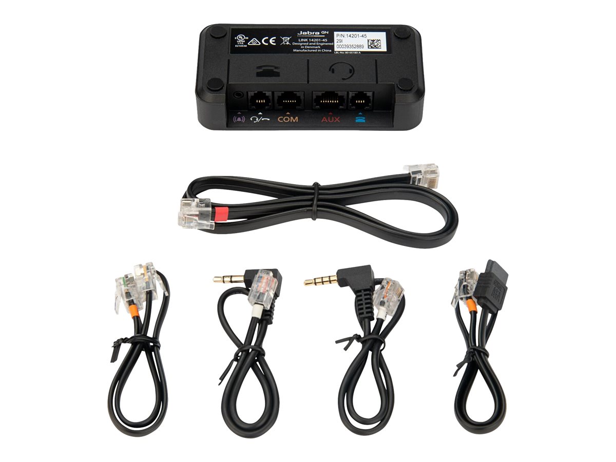Jabra LINK - Elektronischer Hook-Switch Adapter für drahtloses Headset