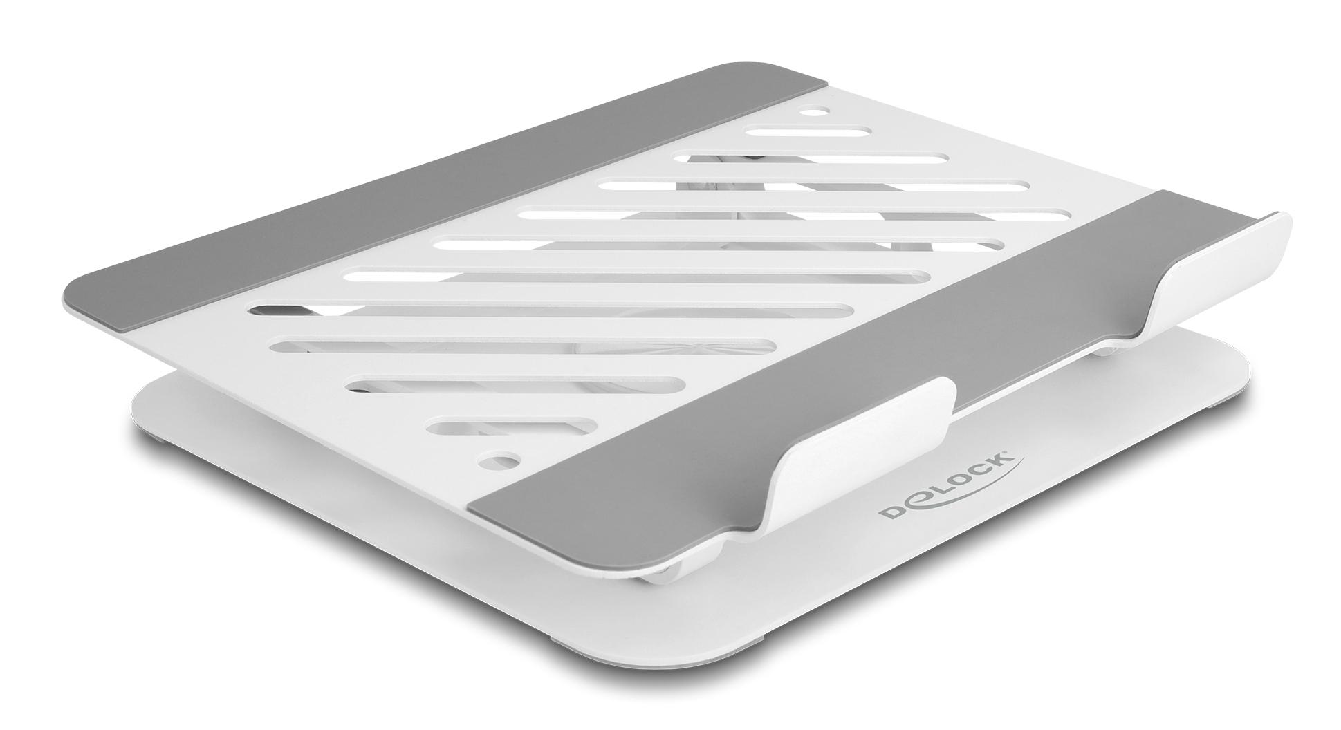 Delock Notebook- / Tablet-Ständer - verstellbar, Aluminium, 360° drehbar, Ansicht 3