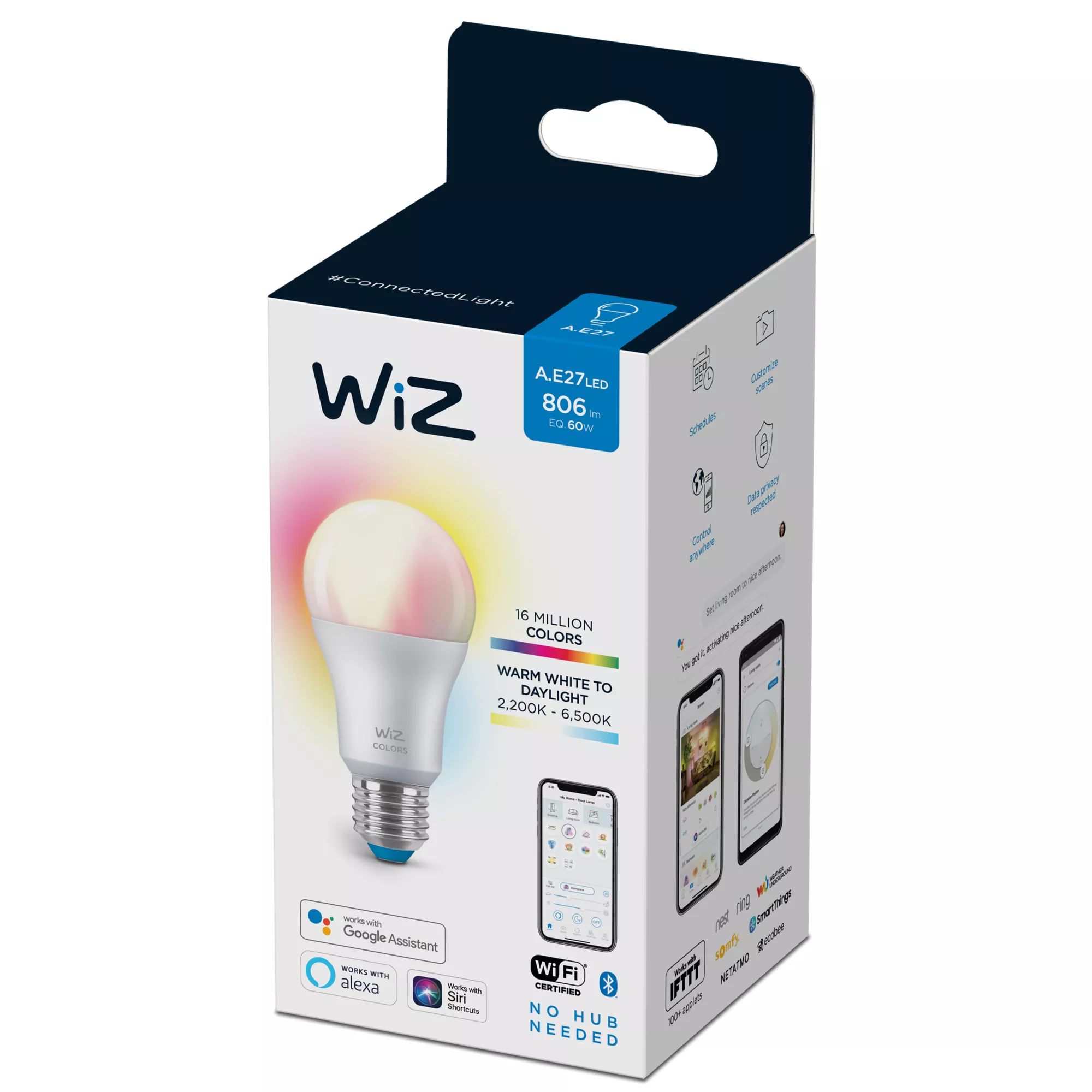 WIZCONNECTED Smart Home WLAN LED-Lampe E27 farbig, Ansicht 4
