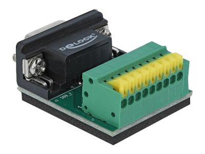 Delock Serieller Adapter - DB-9 (W) zu 9-poliger Anschlussblock