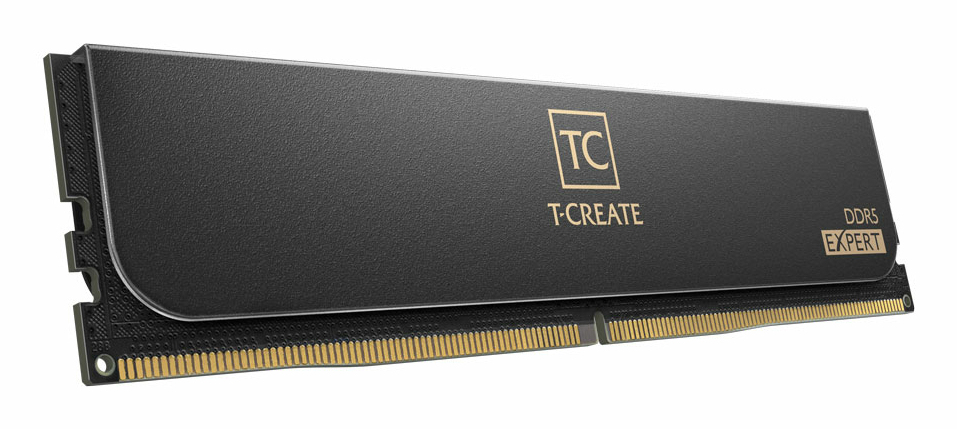 Team Group DIMM 32 GB DDR5-6000 2x 16 Dual-Kit schwarz CTCED532G6000HC30DC01 T-CREATE, Ansicht 3