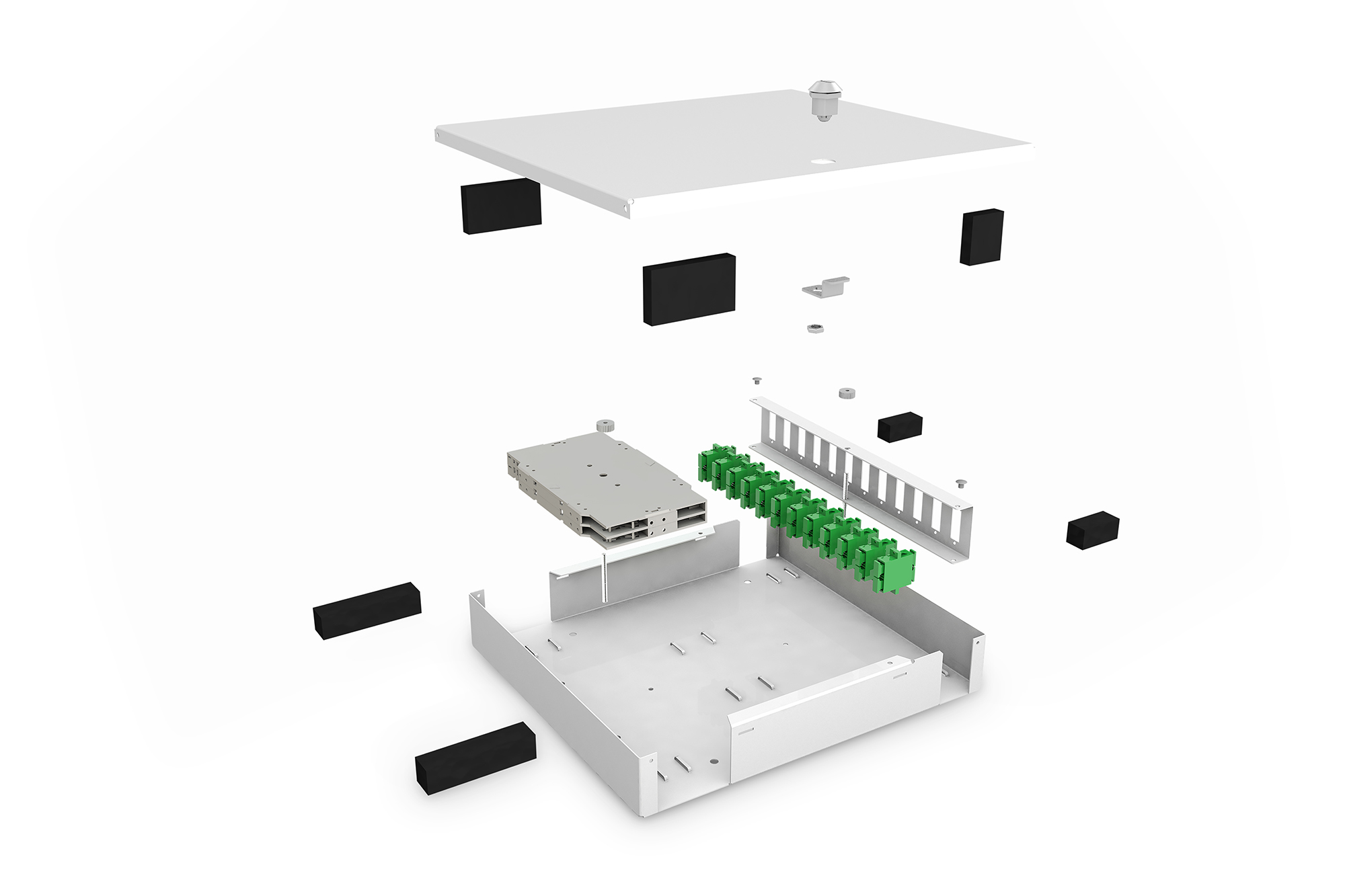 DIGITUS LWL Unibox zur Wandmontage, Kompakt, Ansicht 4