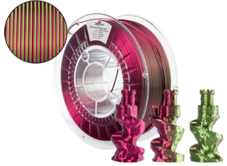 Spectrum Filaments Filament Spectrum· PLA Magic SILK· MAGENTA BLOSSOM· 1.75mm· 1kg, Ansicht 2