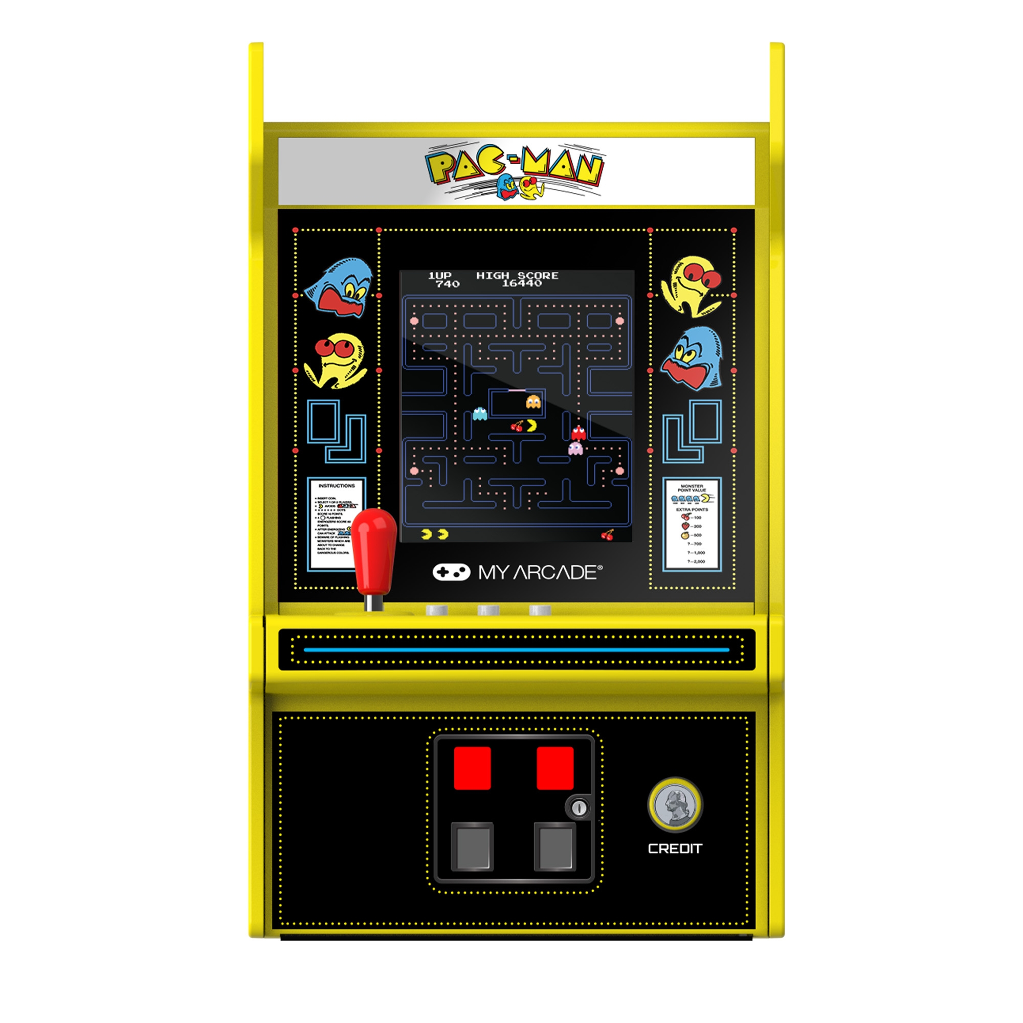 dreamGEAR My Arcade Micro Player Pro Pac-Man, Ansicht 2