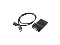 Lenovo USB 3.0 to DVIVGA Monitor Adapter - Externer Videoadapter