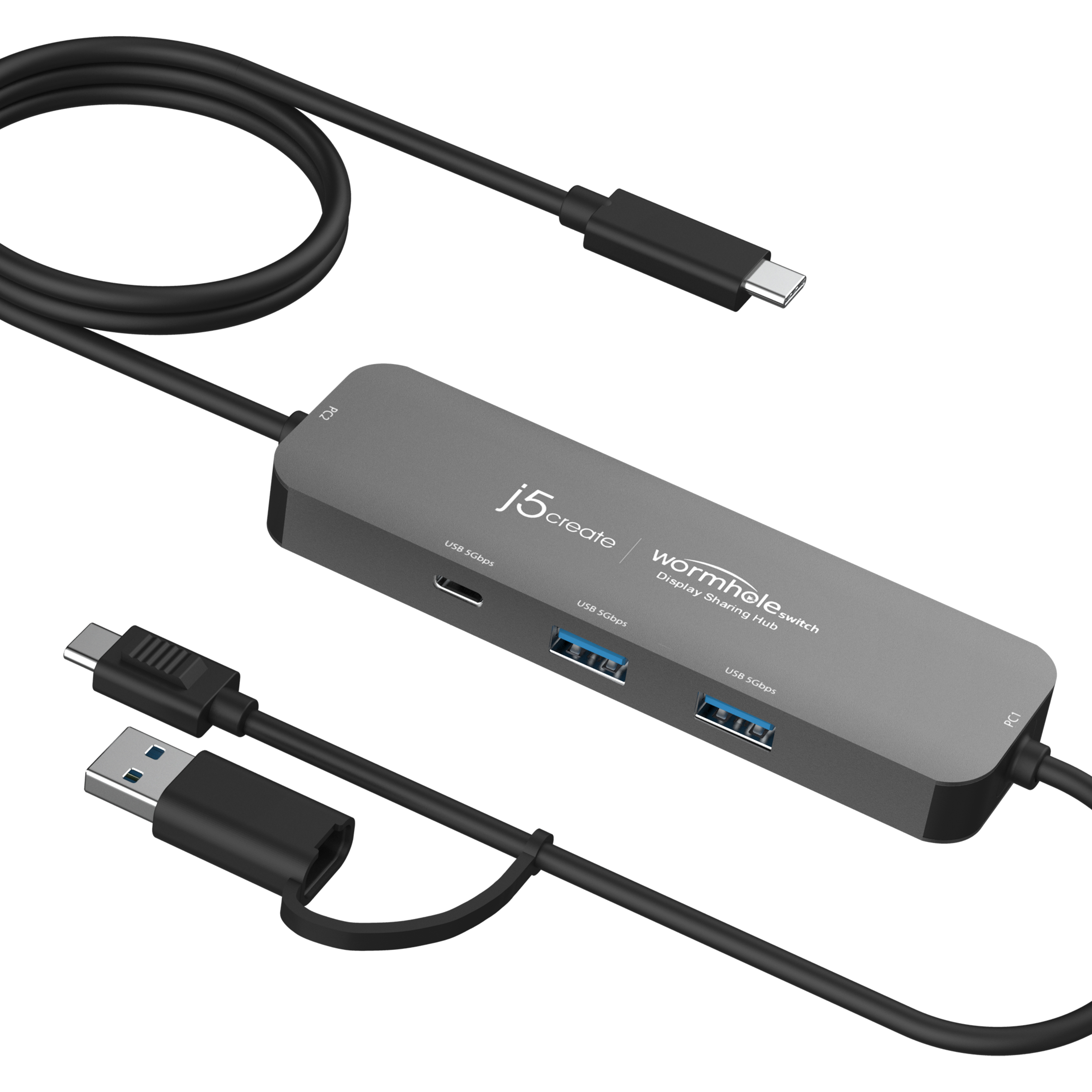 j5create Wormhole Switch JCH462 - KVM-/USB-Switch, Ansicht 2