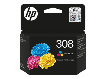 HP 308 - Cyan Magenta Gelb - original - Box