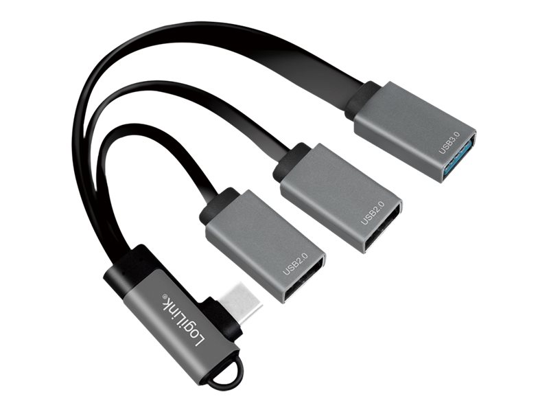 LogiLink USB-C 3-Port Hub - Hub - 1 x SuperSpeed USB 3.0 + 2 x USB 2.0, Ansicht 4