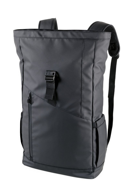 Troika Roll Top Rucksack TROIKA BLACK ROLL TOP (BBL51/BK), Ansicht 4