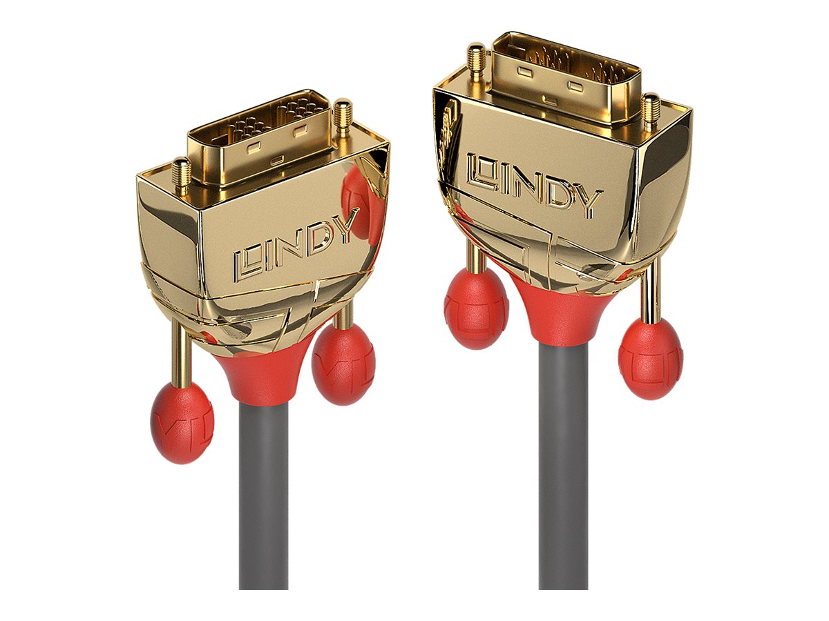 Lindy Gold - DVI-Kabel - Single Link - DVI-D (M)