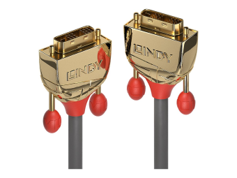 Lindy Gold - DVI-Kabel - Single Link - DVI-D (M)