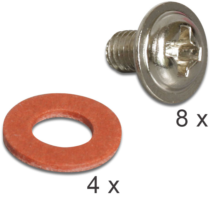 Delock Installation Frame - Laufwerksschachtadapter - 3,5 auf 2,5 (8.9 cm to 6.4 cm), Ansicht 2