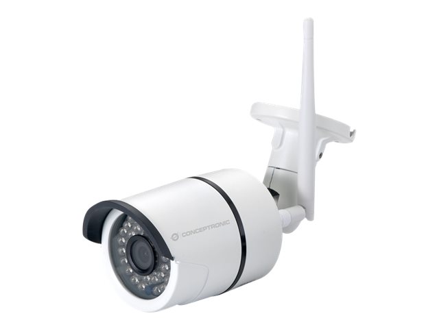 Conceptronic JARETH HD Wireless Cloud IP Camera - Netzwerk-Überwachungskamera - Außenbereich - wetterfest - Farbe (Tag&N