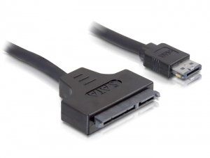Delock Power Over eSATA-Kabel - 11-poliger USB/eSATA (5/12V), Ansicht 2