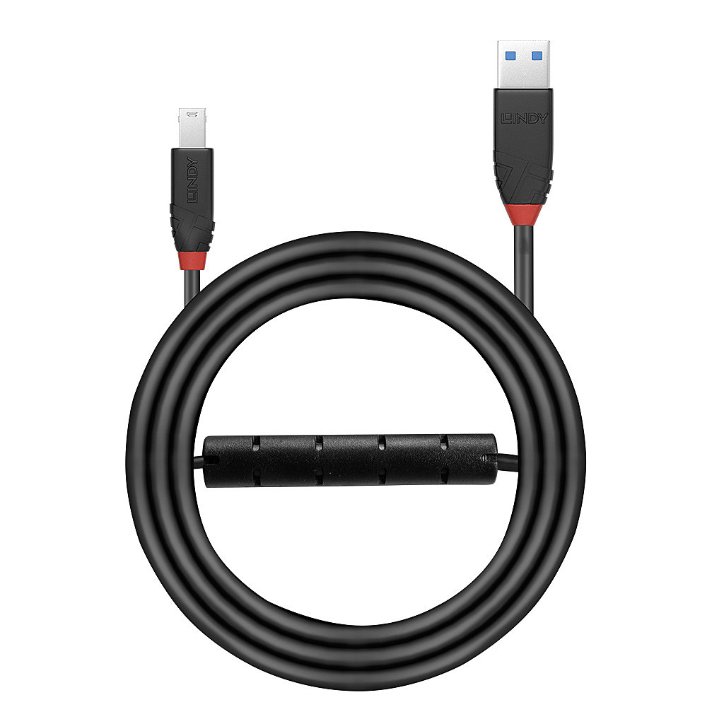 Lindy USB-Kabel - USB Typ A (M) zu USB Type B (M), Ansicht 3