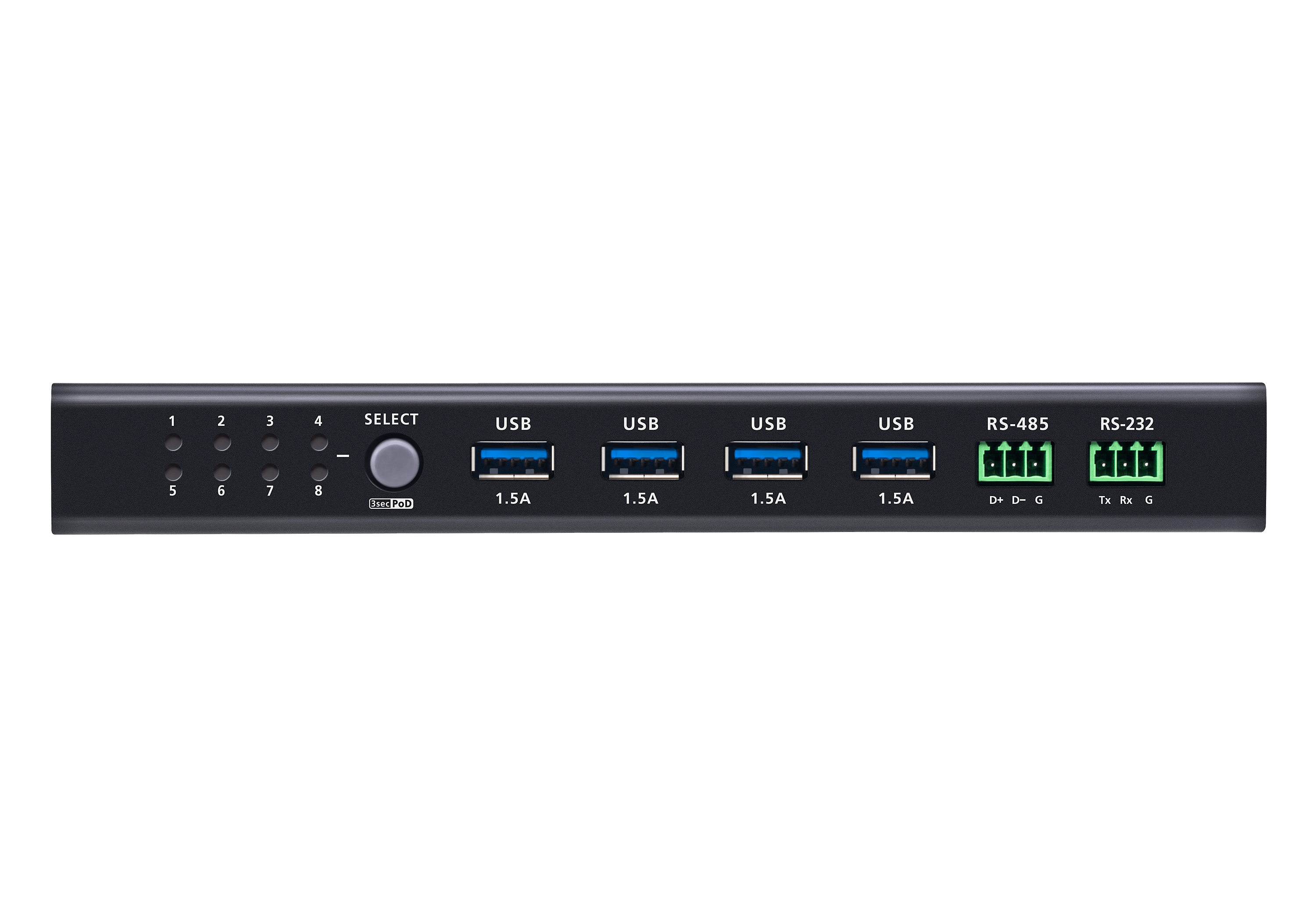 ATEN US3384i 8x4 USB 3.2 Gen.1 Switch Multi USB-Umschalter, Ansicht 2