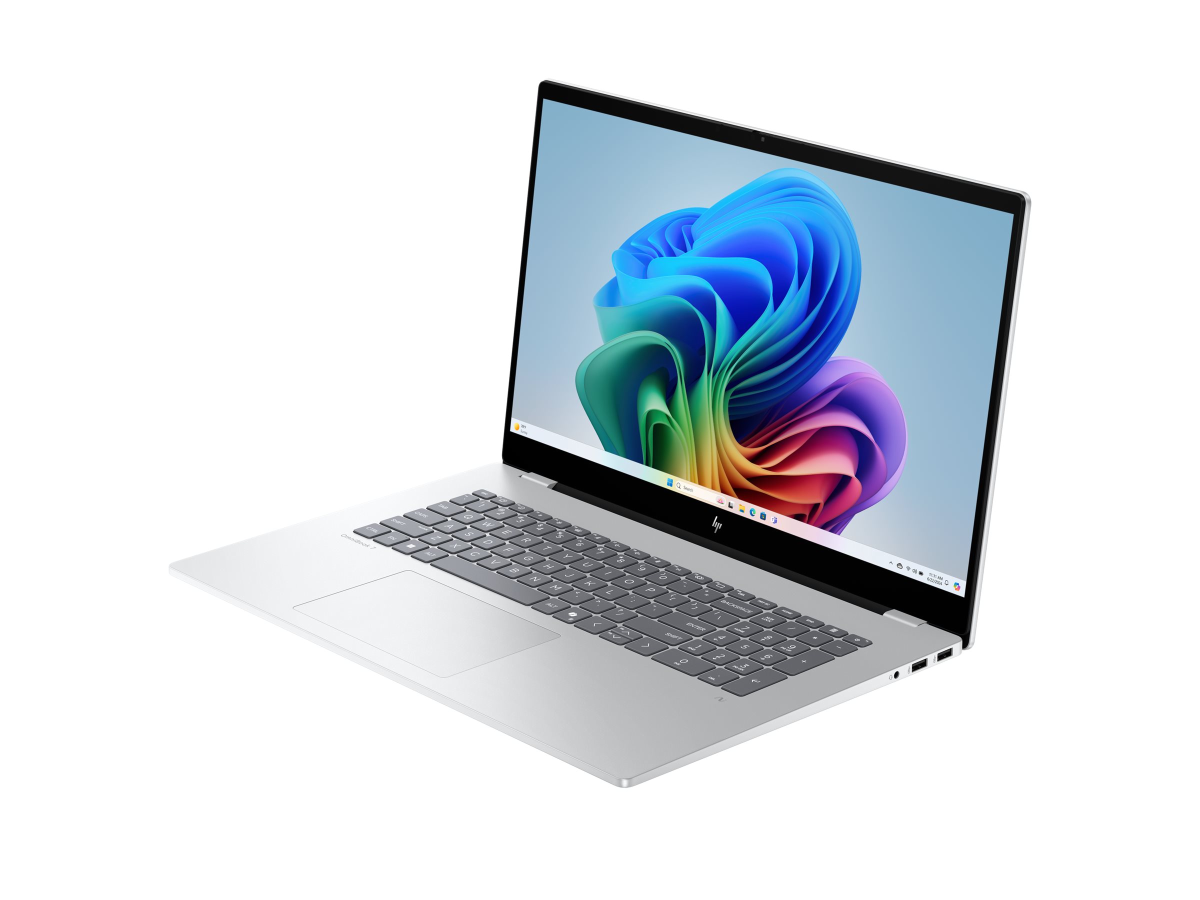 HP OmniBook 7 Next Gen AI Laptop 17-dc0076ng - Intel Core Ultra 7 258V / 2.2 GHz - Win 11 Pro - GeForce RTX 4050 - 32 GB RAM - 1 TB SSD NVMe - 43.9 cm (17.3")