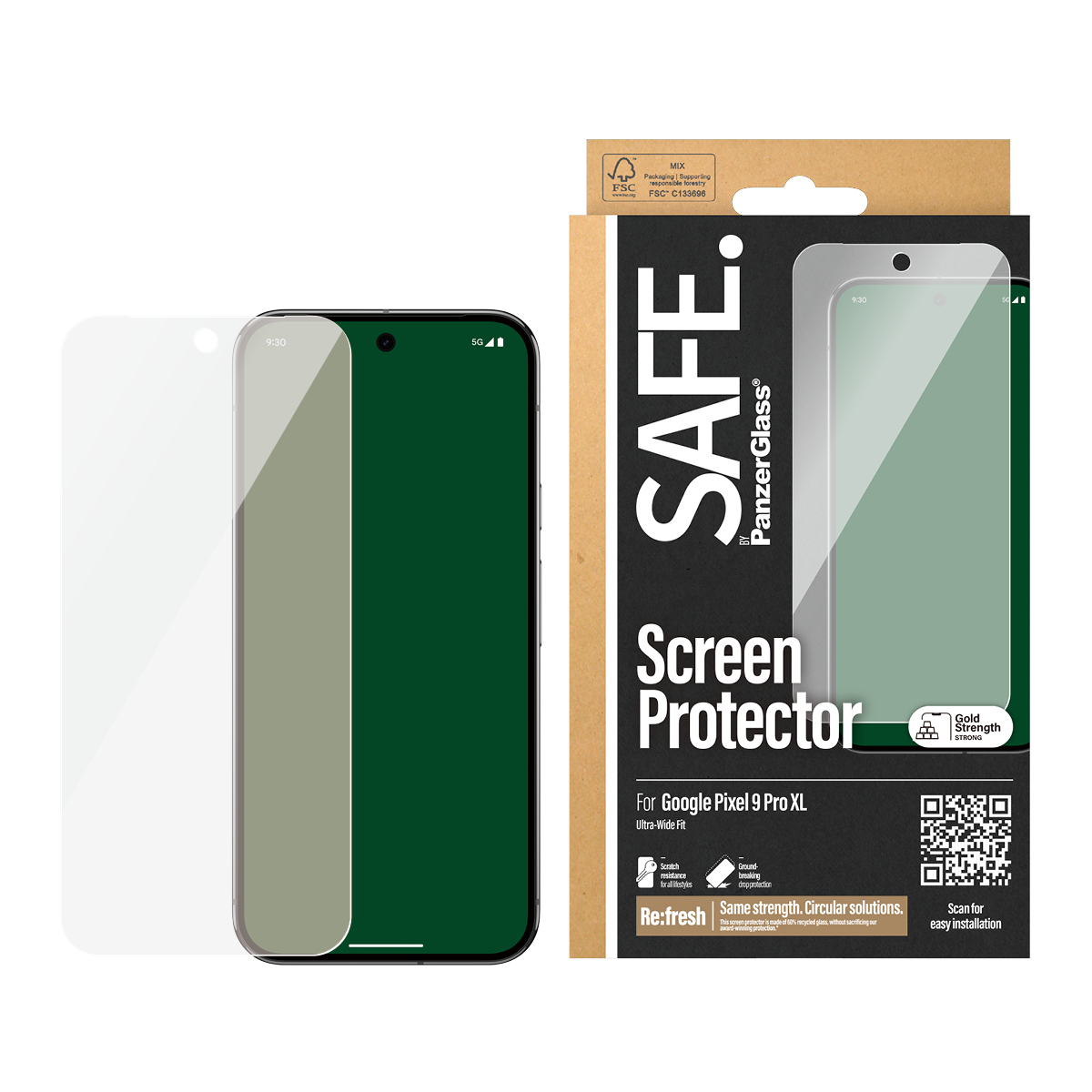 PanzerGlass SAFE. by PanzerGlass - Bildschirmschutz für Handy, Ansicht 4