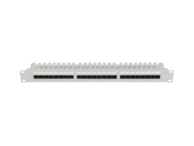 Lanberg 19 Patchpanel CAT.5E UTP+ Kabelorg. gr - 24-Port - Rack-Modul, Ansicht 4