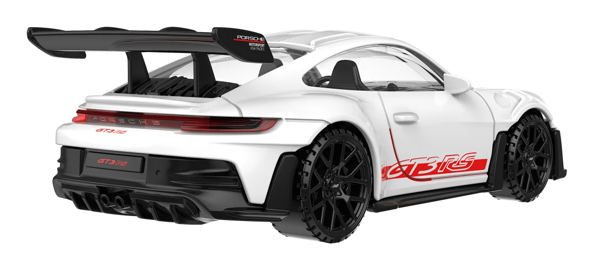JAMARA Porsche 911 GT3 RS 1:43 weiß 3+ (402239), Ansicht 4