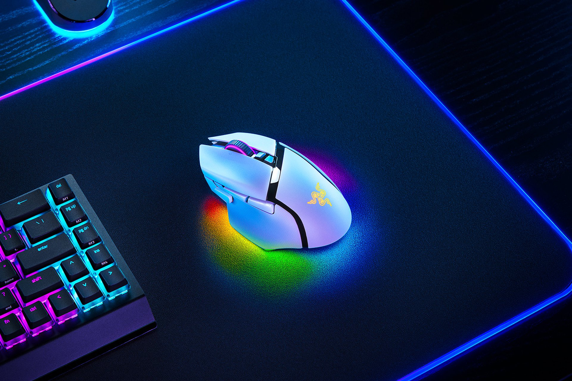 Razer Basilisk V3 pro 35K - Maus - ergonomisch - Für Rechtshänder - optisch - 11 Tasten - kabellos, kabelgebunden, Ansicht 2