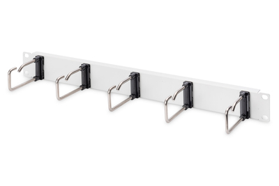 DIGITUS Kabelrangierpanel mit Stahlbügeln für 4826 mm (19)-Schränke 1HE