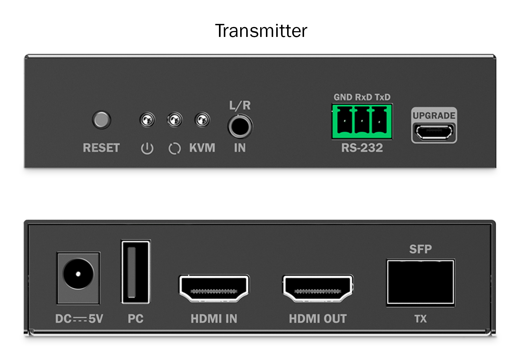 DIGITUS HDMI Fiber KVM IP Extender Set, 4K/60Hz, Ansicht 4