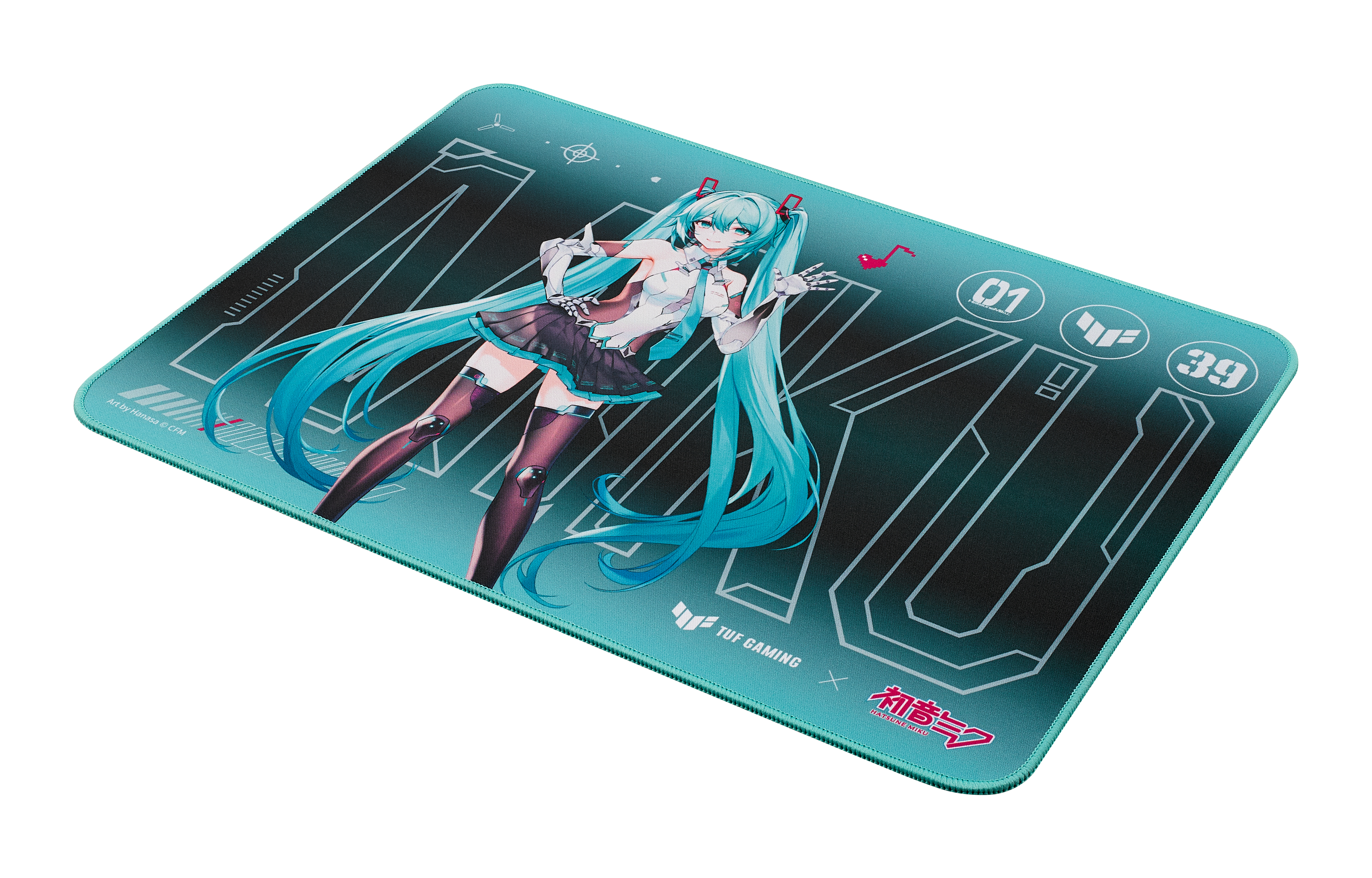 ASUS TUF Gaming P1 Hatsune Miku Edition - Mauspad, Ansicht 3