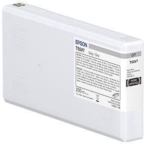 Epson T55W7 - 200 ml - Grau - original - Tintenpatrone, Ansicht 2