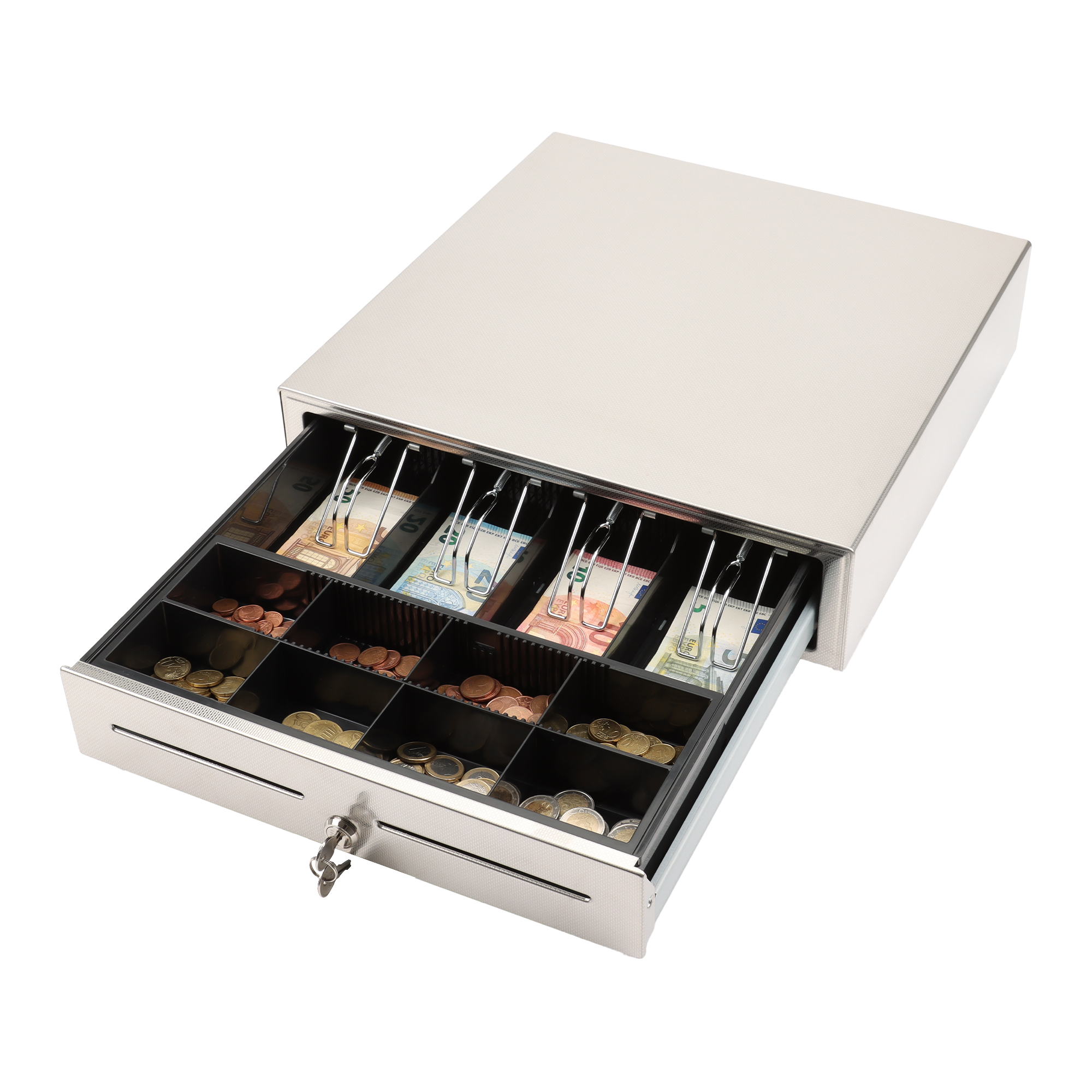Olympia Kassenlade LD 410S silber, Ansicht 2