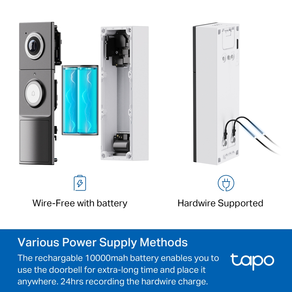 TP-LINK Tapo D235 V1 - Video Doorbell Camera Kit - smarte Türklingel, Ansicht 2