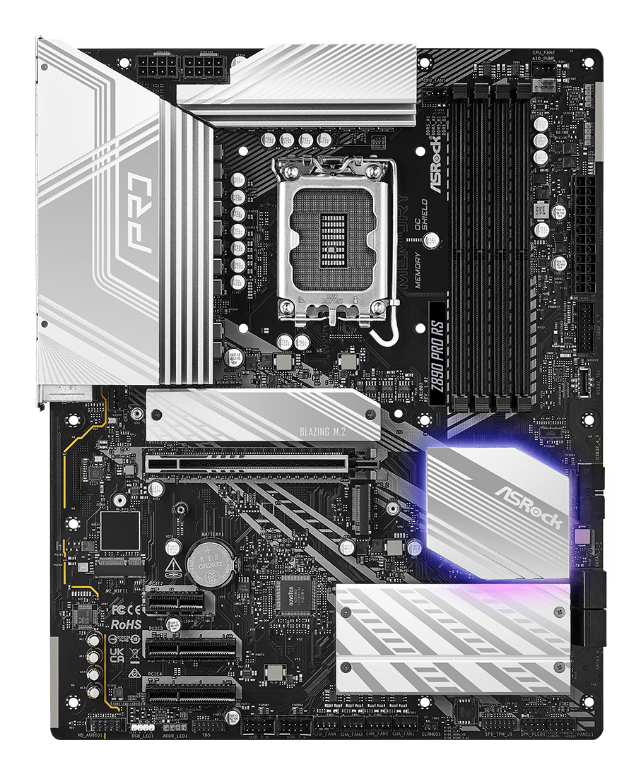 ASRock Z890 Pro RS - Motherboard - ATX - LGA1851-Sockel - Z890 Chipsatz, Ansicht 4
