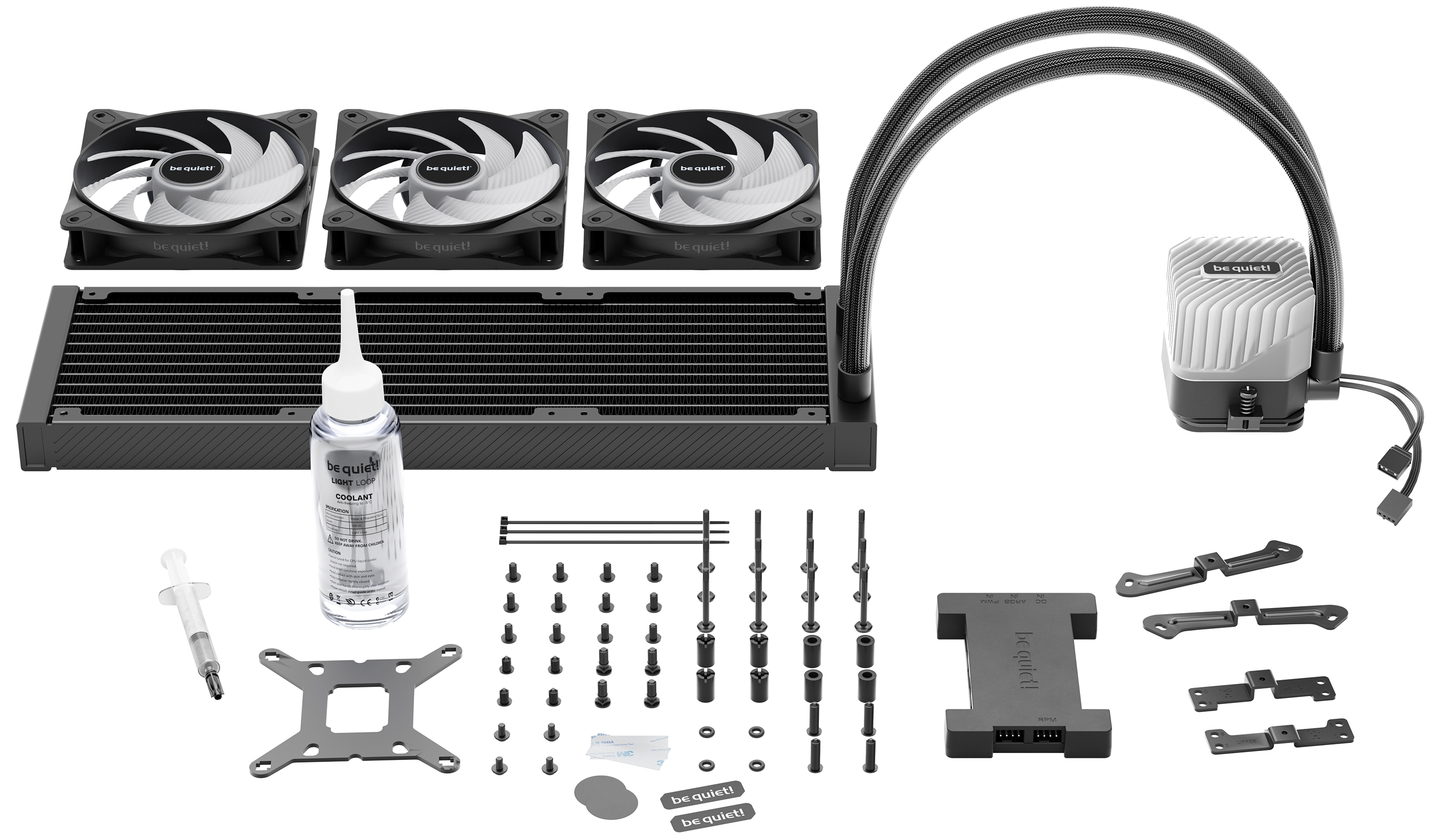 Be Quiet! Light Loop - Prozessor-Flüssigkeitskühlsystem - Kühlergröße: 360 mm (für: LGA1150, LGA1151, LGA1155, LGA1851), Ansicht 2